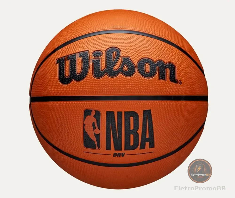 Bola De Basquete Nba Wilson Drv Original Oficial Licenciada Laranja/preto