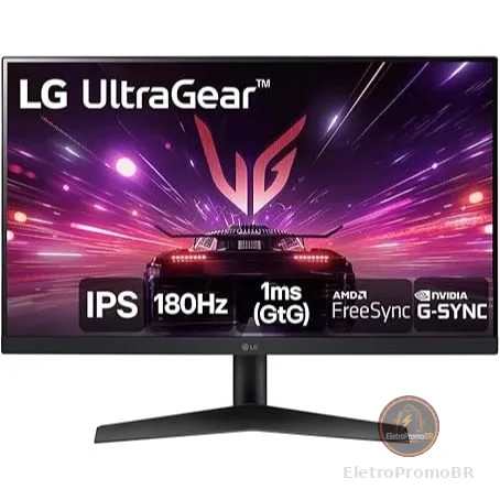 Monitor Gamer LG UltraGear 24” IPS 180Hz 24GS60F-B