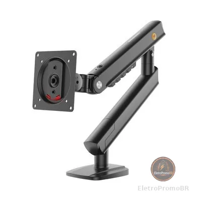 Suporte de Mesa Articulado para Monitor de 17" a 32" North Bayou, com Pistão a Gás, VESA, Preto - A5 NB