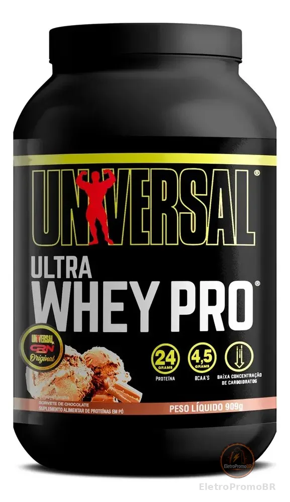 Whey Protein Universal Pro de 900g com Sabor Chocolate