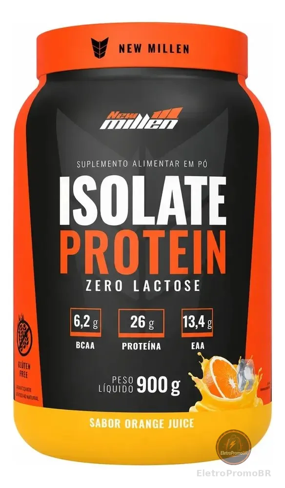 Whey Isolado 900g Suco de Laranja - New Millen