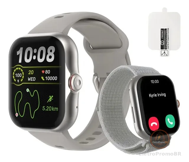 Smartwatch Bettdow Fb055 1.85  Esportivo Ia Música Gps 3atm