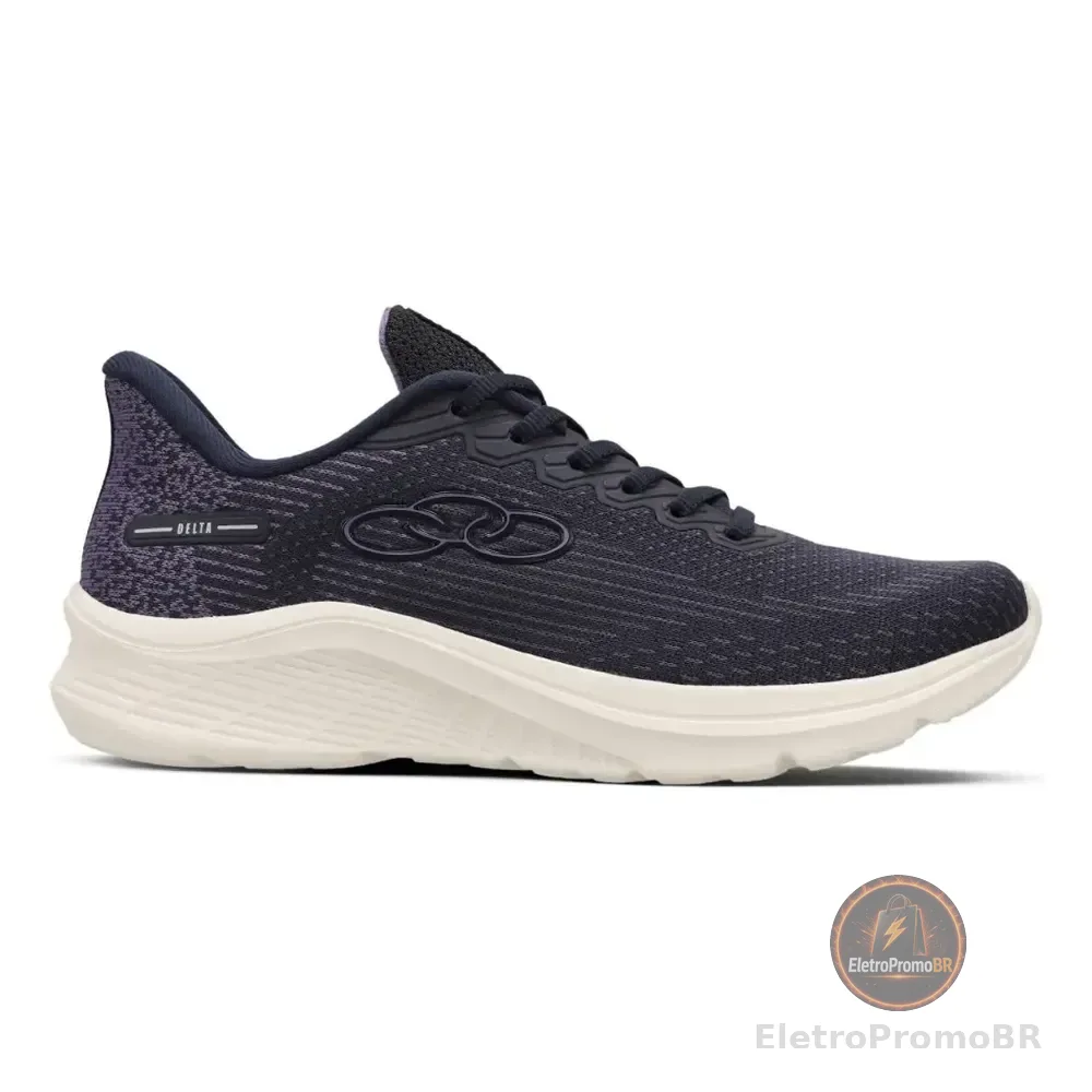 Tênis Feminino Delta 122 Olympikus Marinho/purple Lisa 39 Br