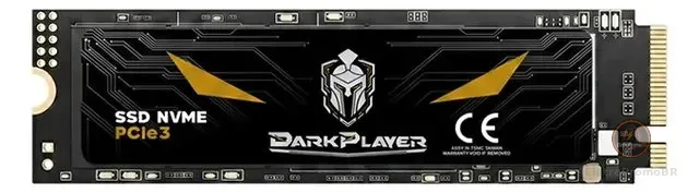 Ssd 1tb Nvme Gen 3 Darkplayer Pro Gamer Alta Performance Preto