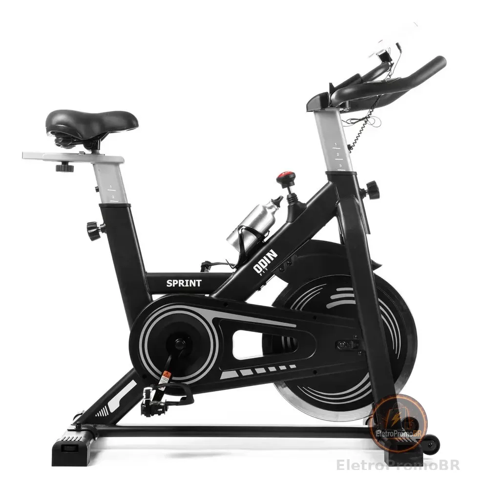Bicicleta Ergométrica Spinning Mecanica Roda Inércia 13kg Sprint Odin Fit