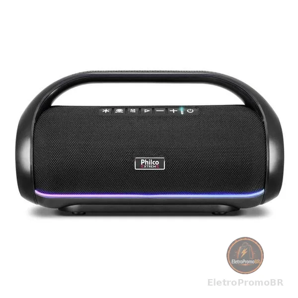 Caixa de Som Speaker Philco Extreme 220W PBS220BT Preto Bivolt