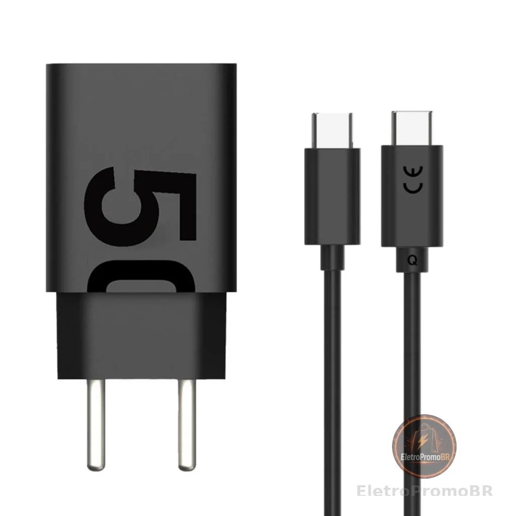 Carregador Turbo 50w Tipo C Para Tipo C