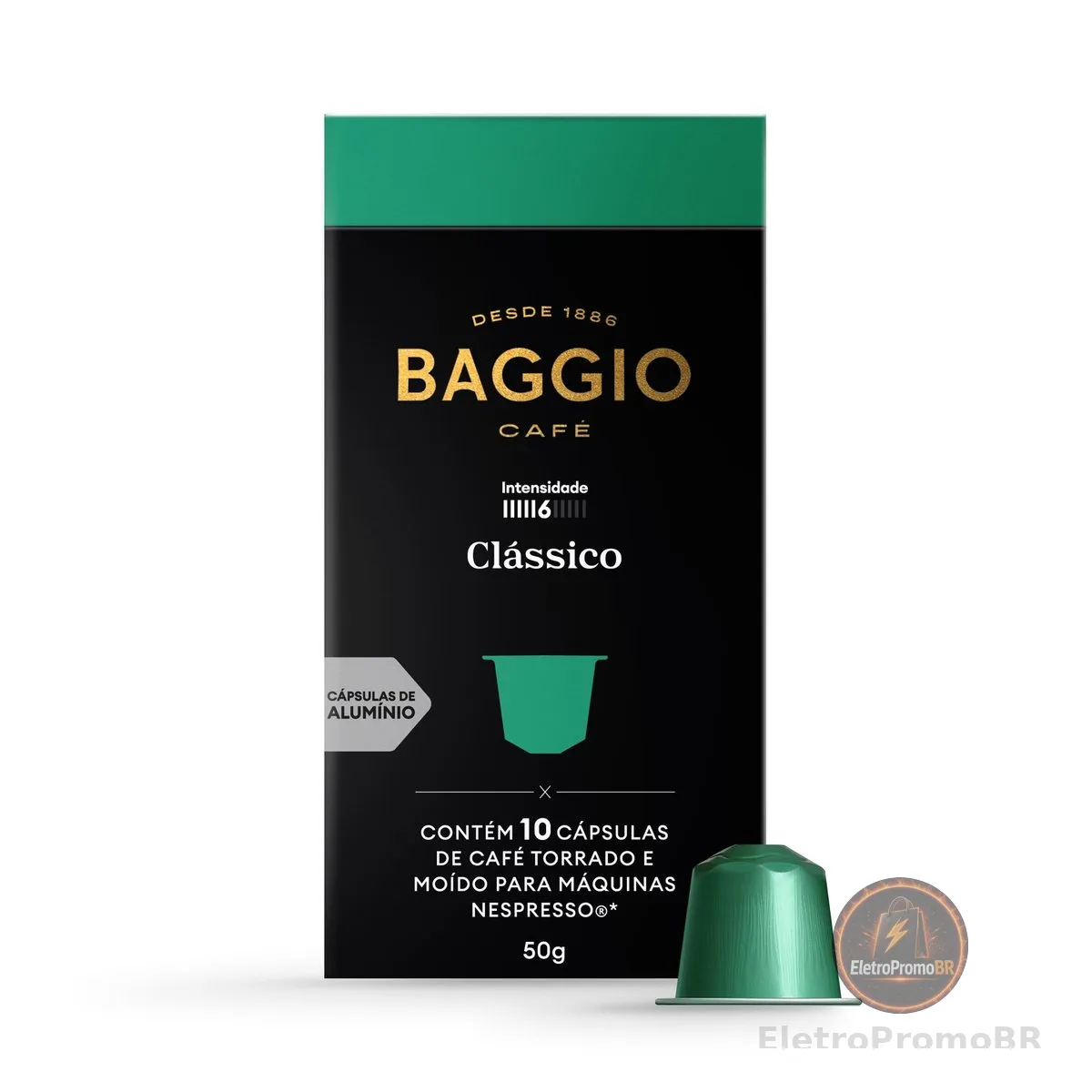 Baggio Café Cápsulas De Café Clássico Compatível Com Nespresso Contém 10 Cápsulas