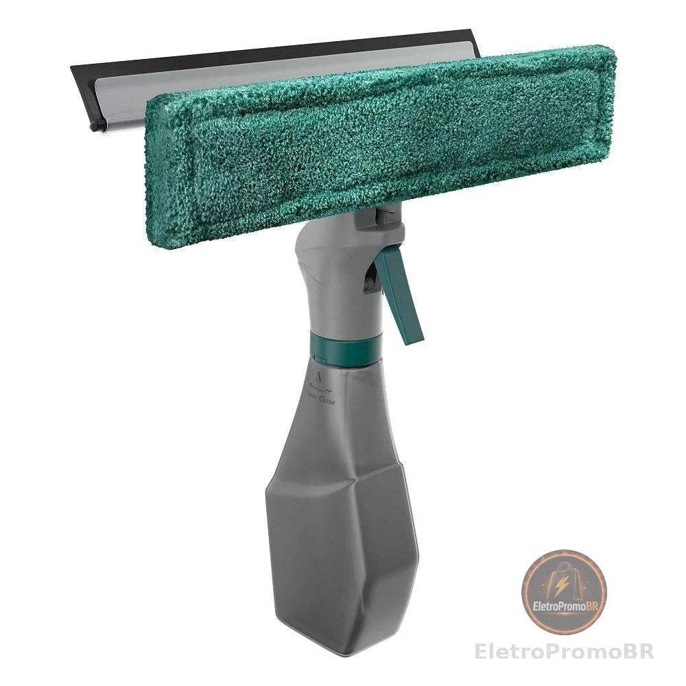 Flash Limp Limpa Vidros Spray Rodinho E Limpeza Reservatório 230 Ml Verde