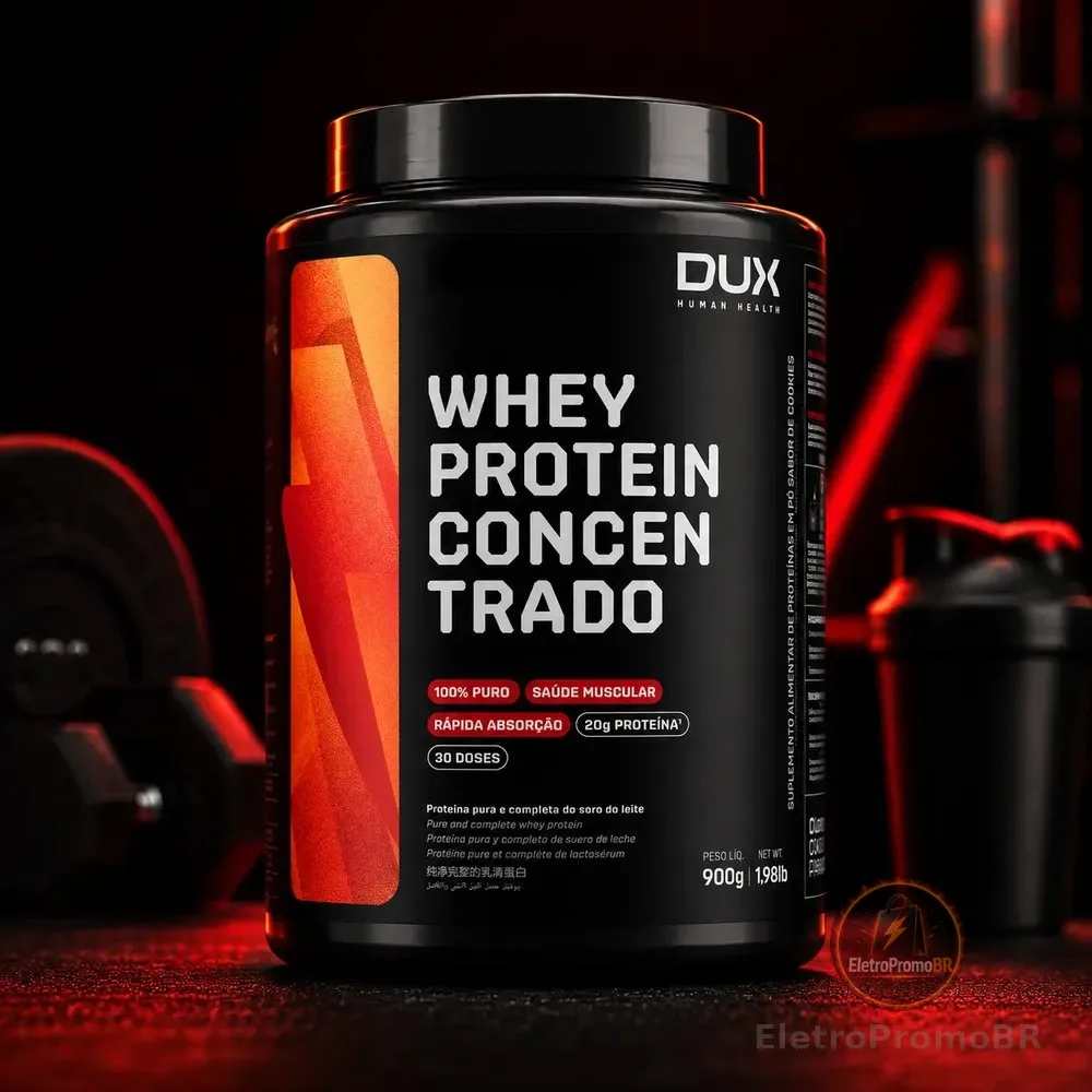 Whey Protein Concentrado Dux Nutrition Human Health 900g Cappuccino