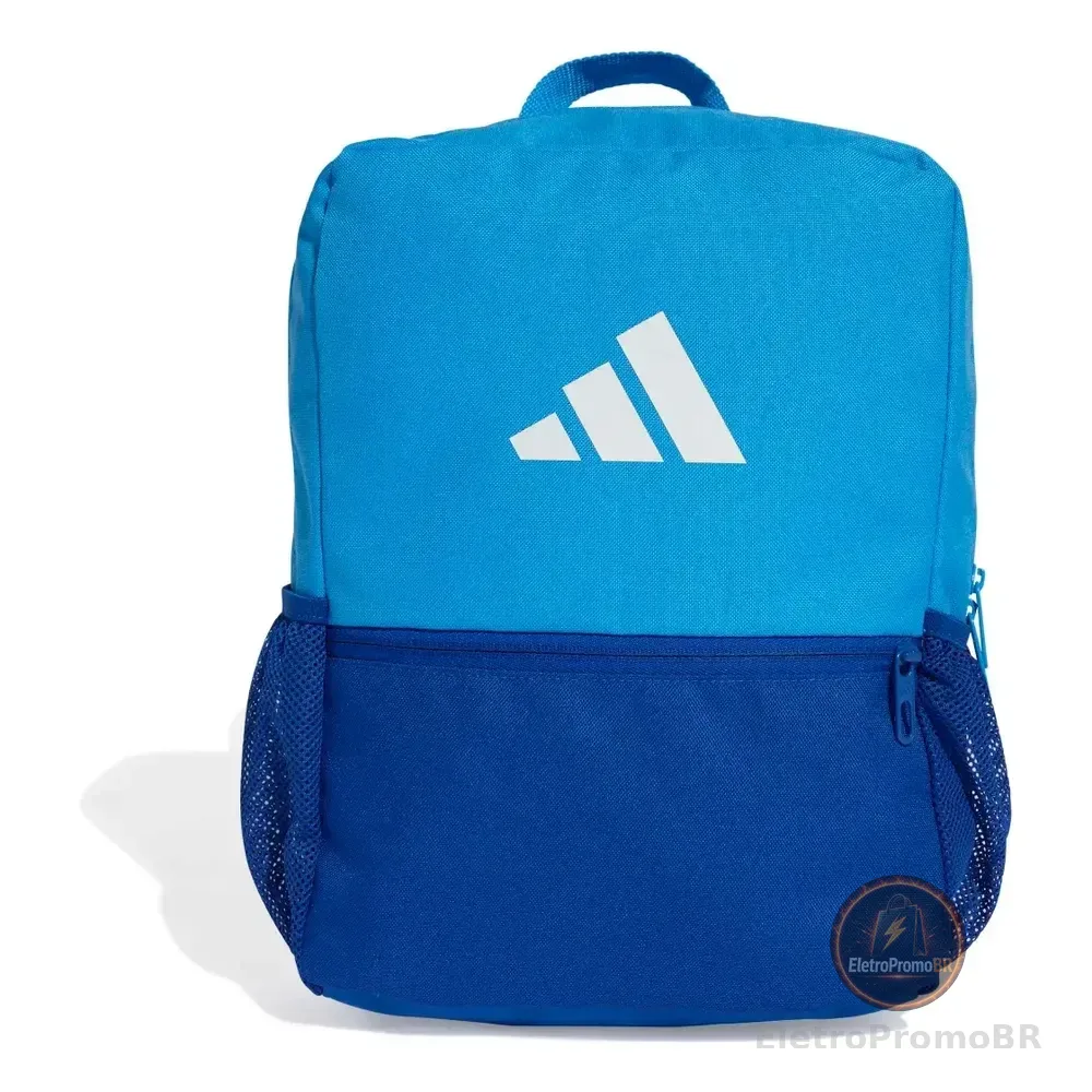 Mochila Infantil Seasonal Essentials Colorblock adidas Azul Liso