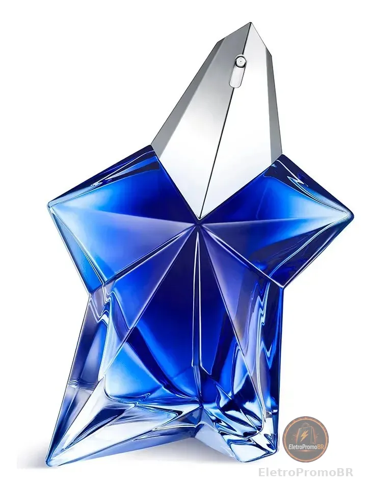Perfume Feminino Gourmand Ambarado com Pistache e Baunilha Eau de Parfum Recarregável Angel Stellar Mugler 100ml