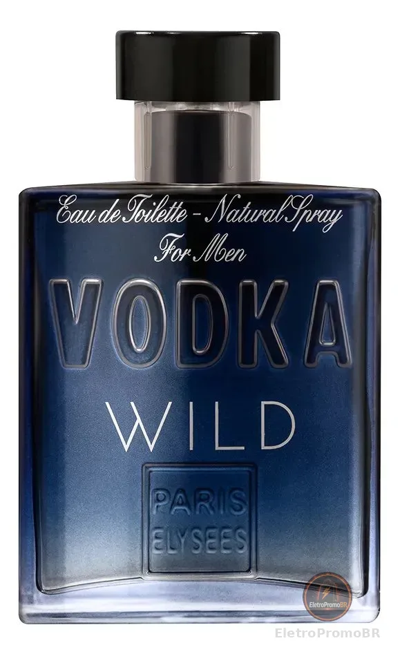 Perfume Vodka Wild Paris Elysees Masculino Intense 100ml