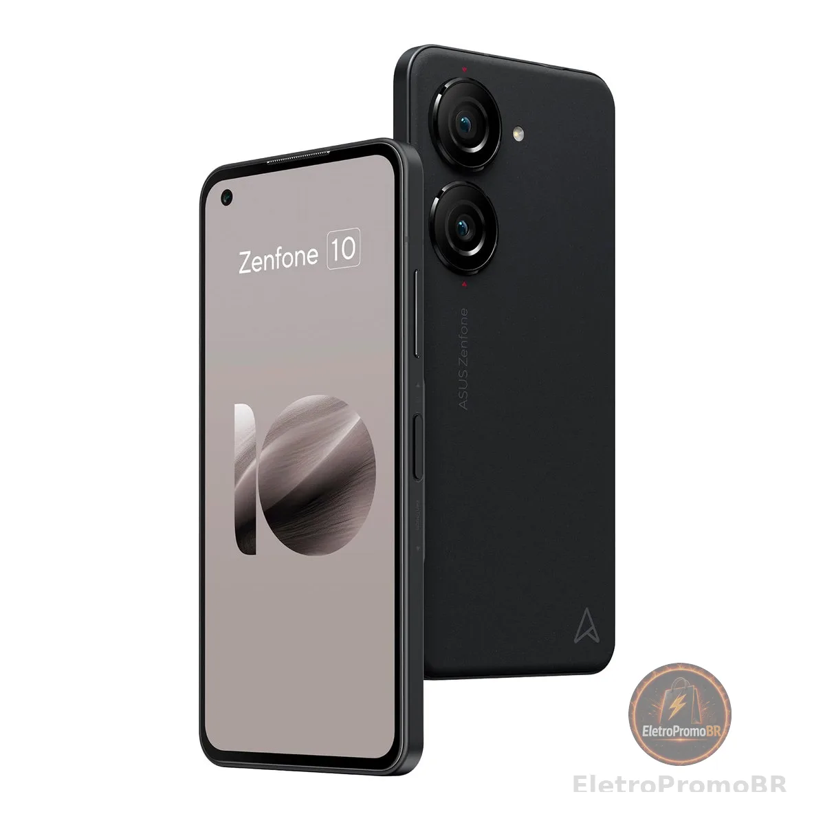 Smartphone Asus Zenfone 10, Snapdragon 8 Gen 2, 8GB, 256 GB, Android 12, Tela 5,92" Amoled, Midnight Black - AI2302-2A061BR