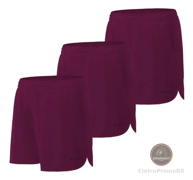 Kit 3 Shorts De Corrida Dry Alpha