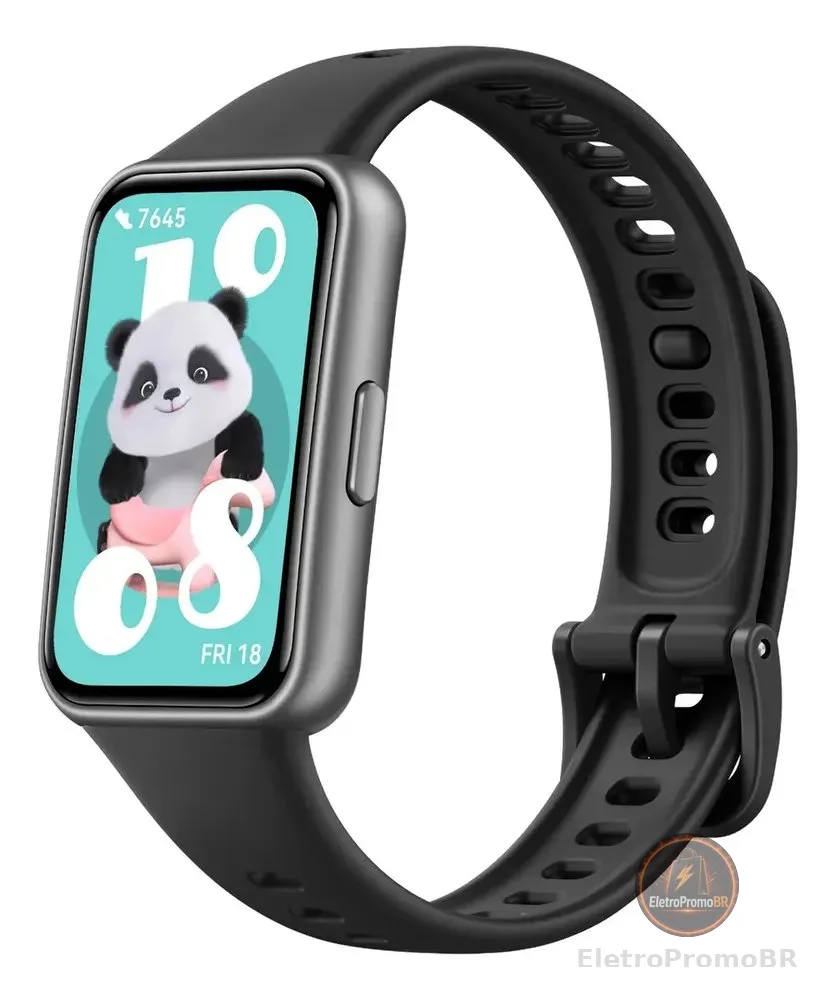Smartwatch HUAWEI Band 11 Tela AMOLED de 1,62" Bateria com Autonomia de Até 14 Dias Monitoramento Aprimorado do Sono Bem-estar Emocional Multidimensional Compatível com iOS e Android Preto