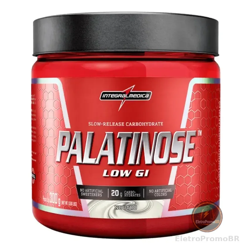 Integralmedica Suplemento Palatinose 300g - Energia, Baixo Índice Glicêmico E Performance Duradoura Neutro