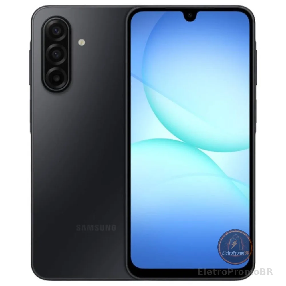Smartphone A17 256GB 8GB RAM 4G Câmera Tripla Traseira 50 MP Samsung