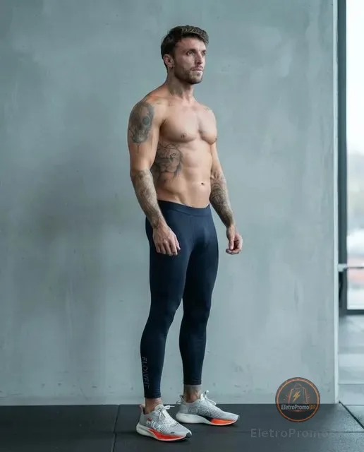 Calça Legging Compressão Masculina Flowfit Suplex Poliamida