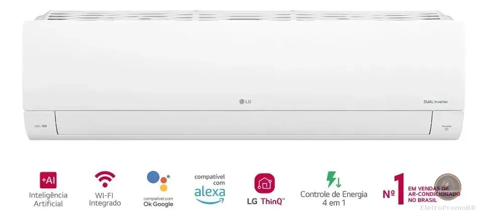 Ar-condicionado Hw LG Dual Inverter +ai Voice 12k R32 Fr 220 Branco