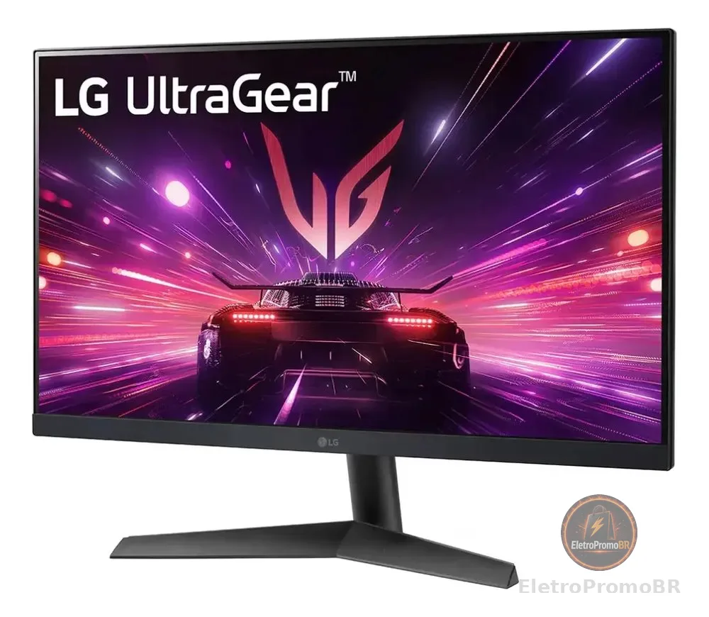 Monitor Gamer LG 24  Ips 180hz 1ms Fhd Hdr10 G-sync Freesync Preto 127/220v