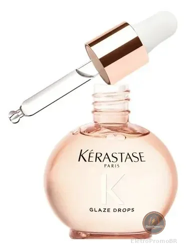 Óleo Capilar Kérastase Gloss Absolu Glaze Drops, Brilho Intenso Para Cabelos, Controle de Frizz, 45ml