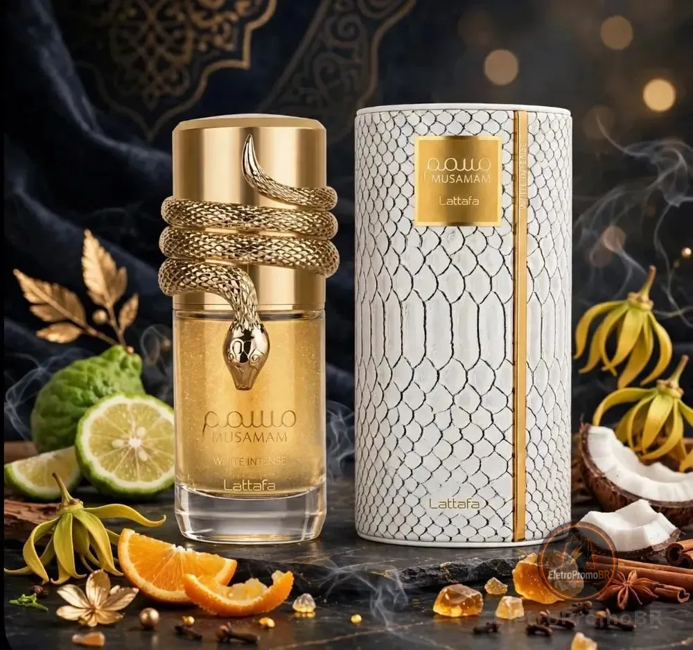 Lattafa Musamam White Intense Feminino 100ml Eau de Parfum
