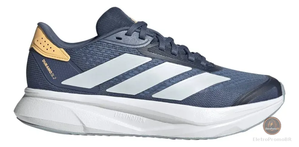Tênis De Corrida Feminino Duramo Sl 2 adidas Azul Liso 38 Br