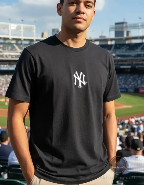 Camiseta New Era New York Yankees Preto