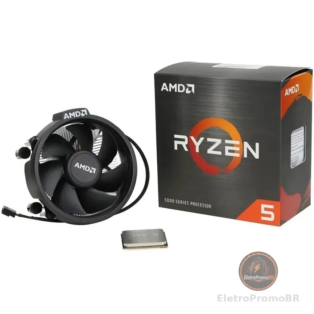 Processador Amd Ryzen 5 5500 3.6ghz 4.2ghz Max Turbo Cache 1