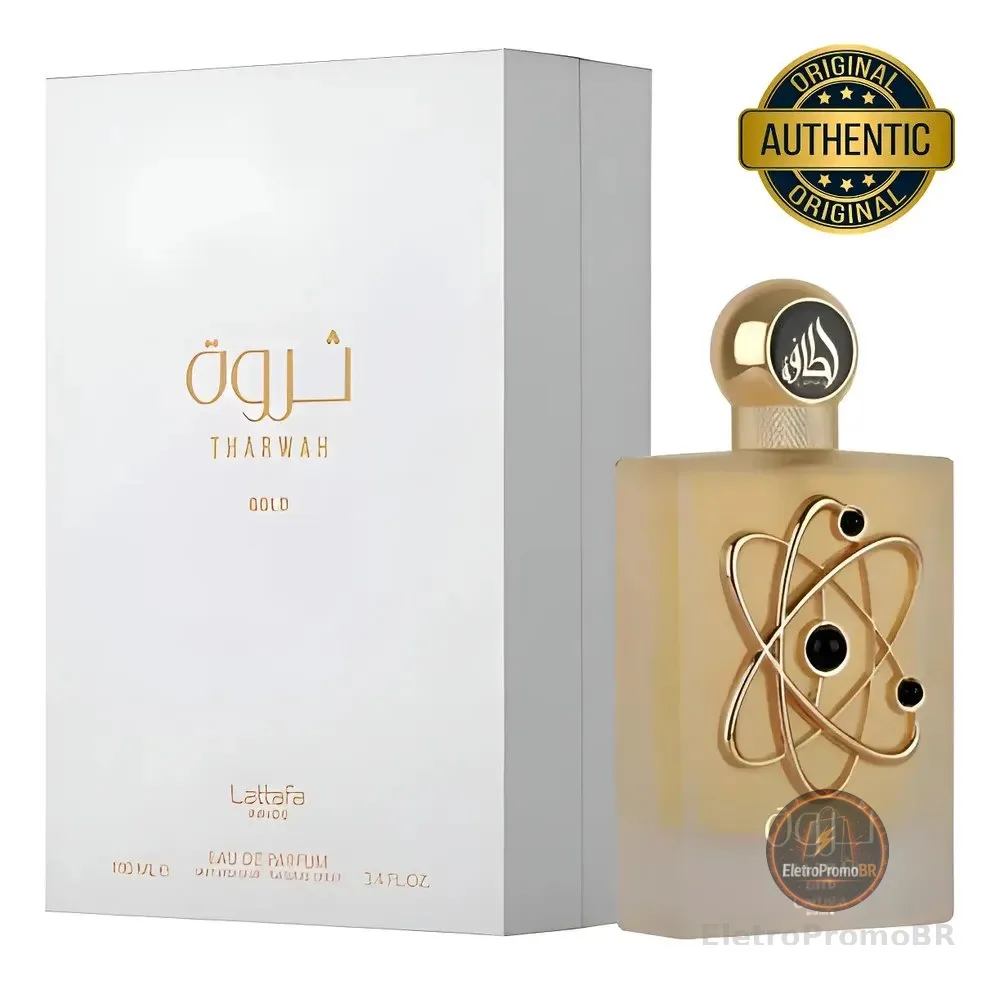 Perfume Feminino Árabe Tharwah Gold - Lattafa Pride - Eau