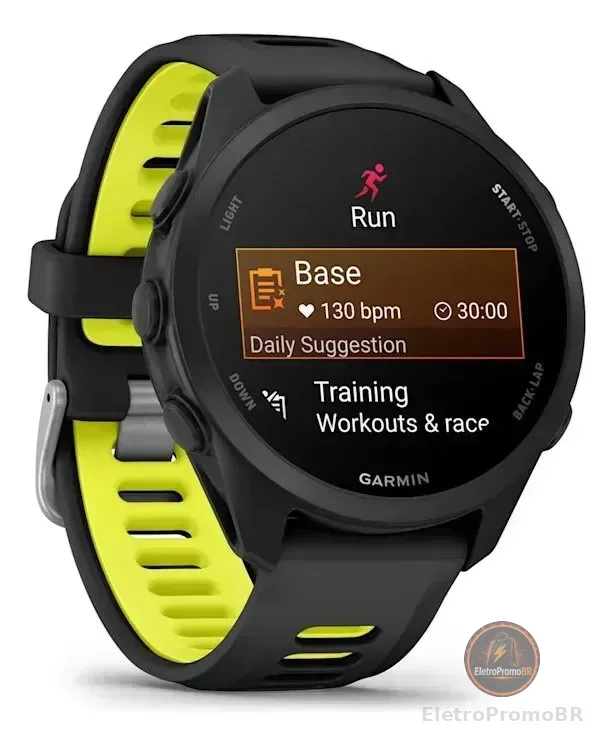 Relogio Garmin Forerunner 170 Basic Preto E Preto