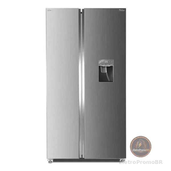 Refrigerador e geladeira 434l philco eco inverter side by side 220v
