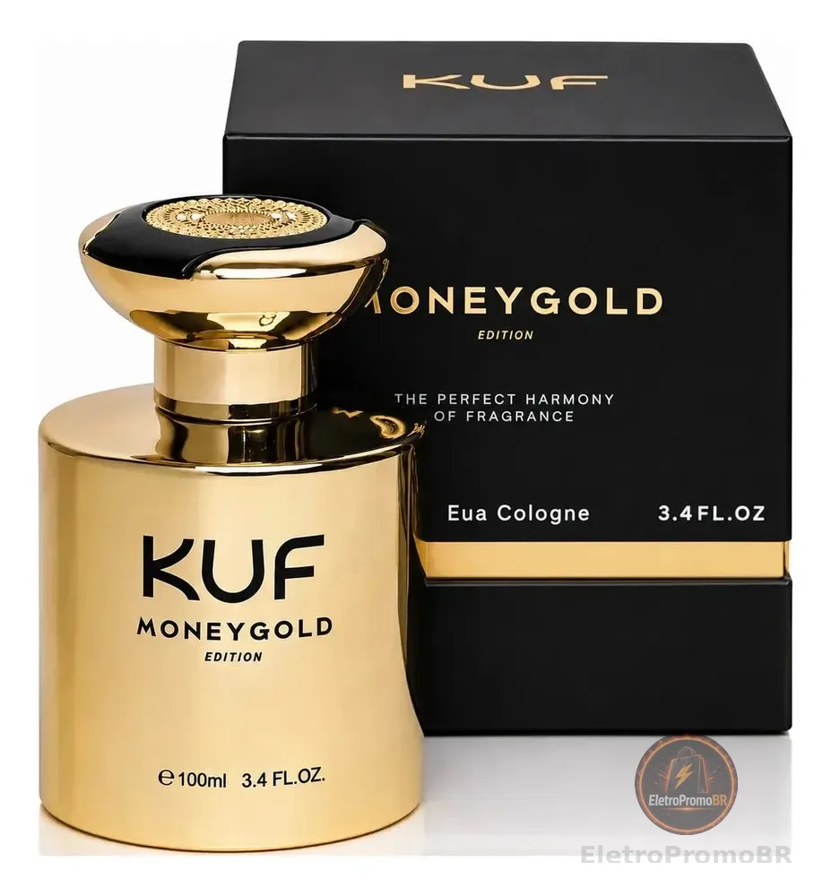 Perfume Masculino Kuf Moneygold 100ml Importado
