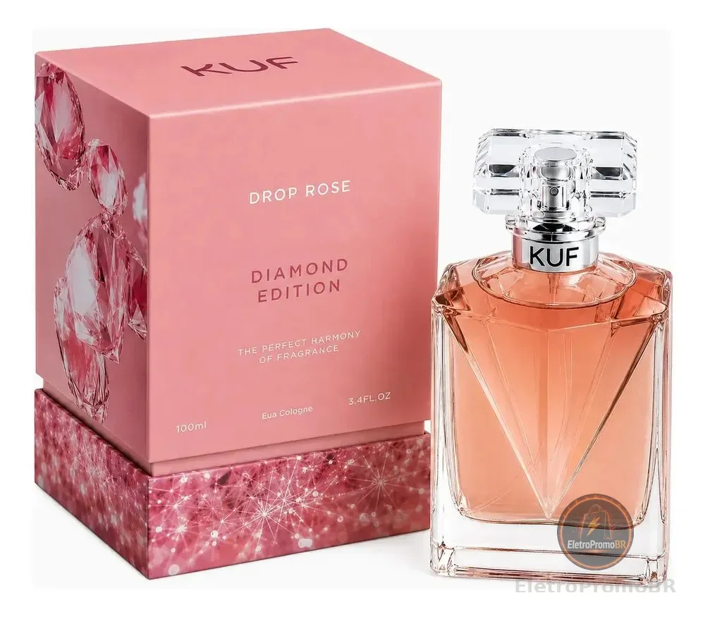 Perfume Kuf Rose Diamond Edition Feminino 100ml Importado