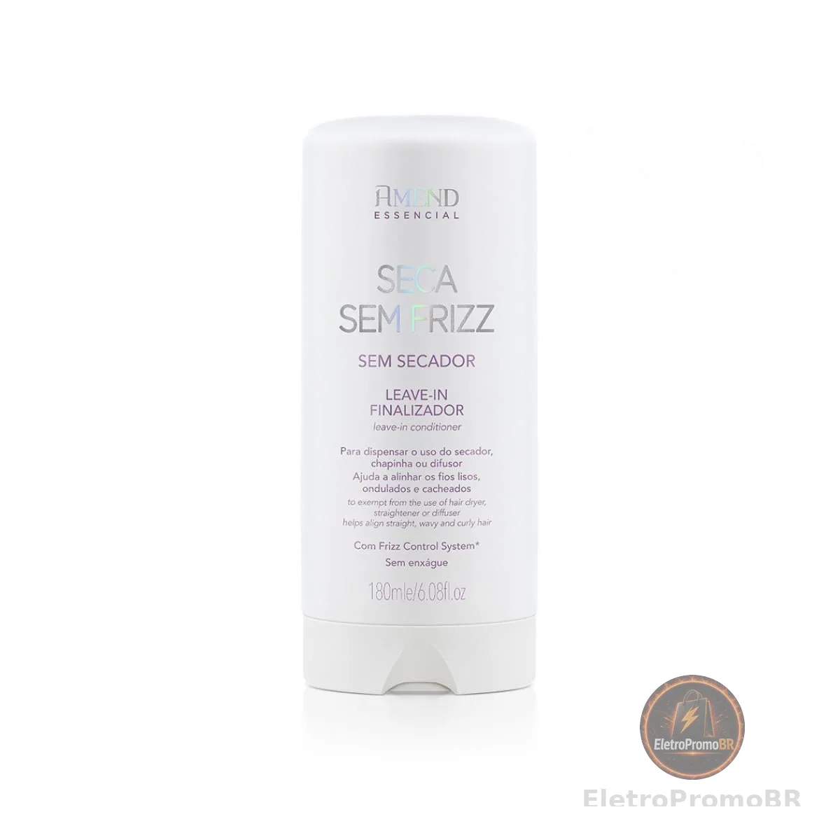 Seca Sem Frizz Leave-In Finalizador 180ml | Amend Essencial