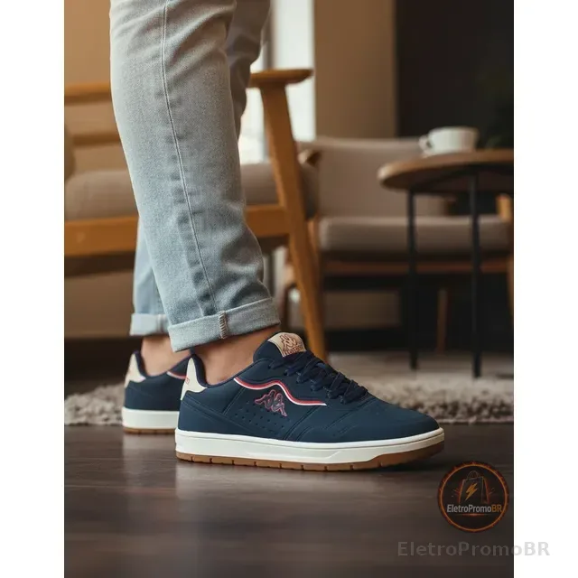 Tênis Casual Kappa Zenit Masculino Unissex Conforto