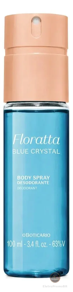 O Boticário Floratta Blue Crystal Body Spray 100ml