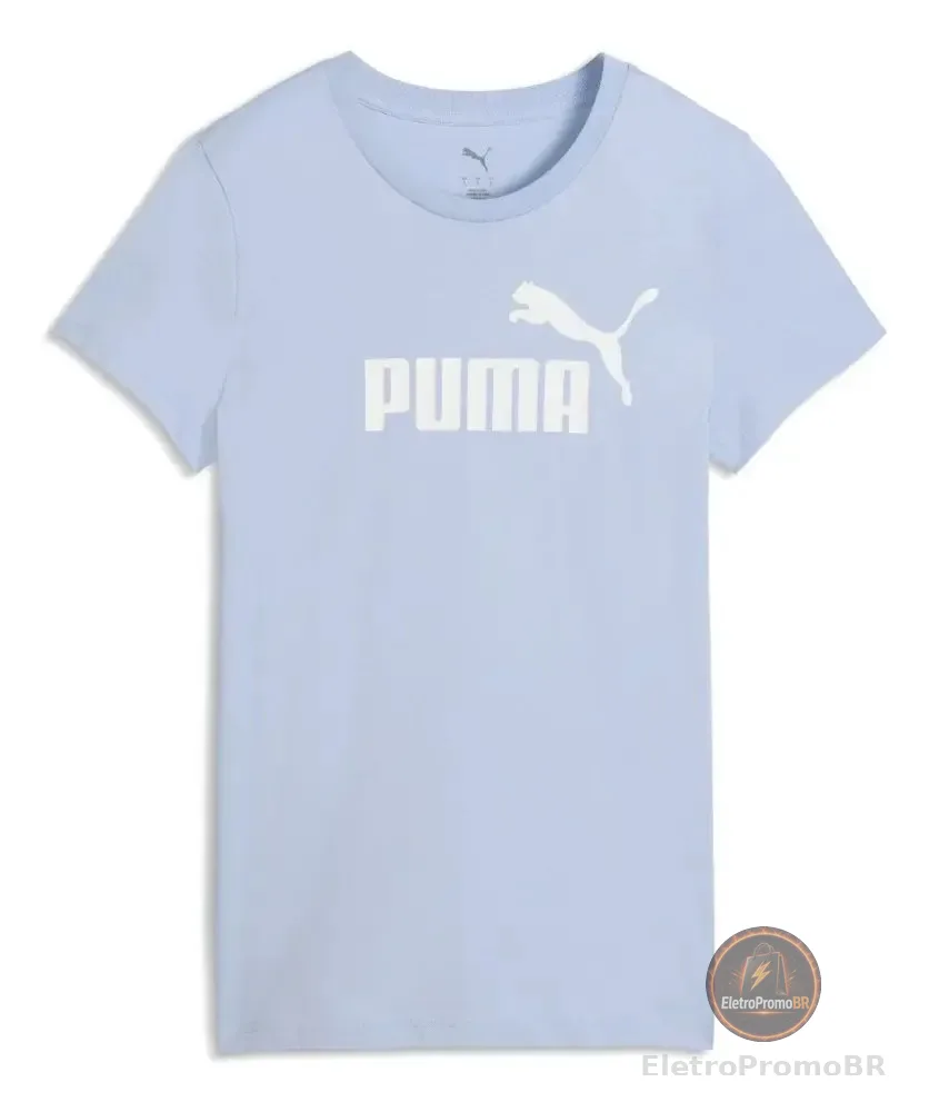 Camiseta Feminina Ess No. 1 Logo Slim Tank Puma Snow Mountain Blue N/a M Liso