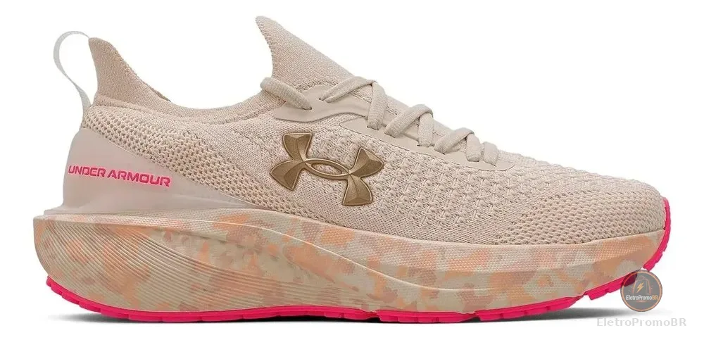 Tênis De Corrida Unissex Quicker 2 Under Armour Salmão 35 Br