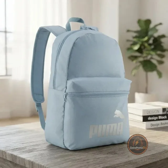 Mochila Phase Backpack Azul Puma Azul Liso