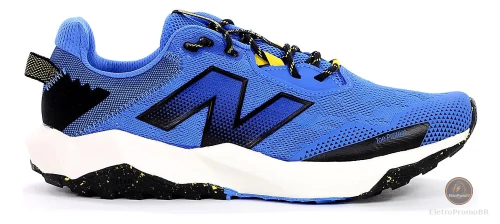 Tênis New Balance Nitrel V6 Masculino Corrida Trilha Azul 39 Br
