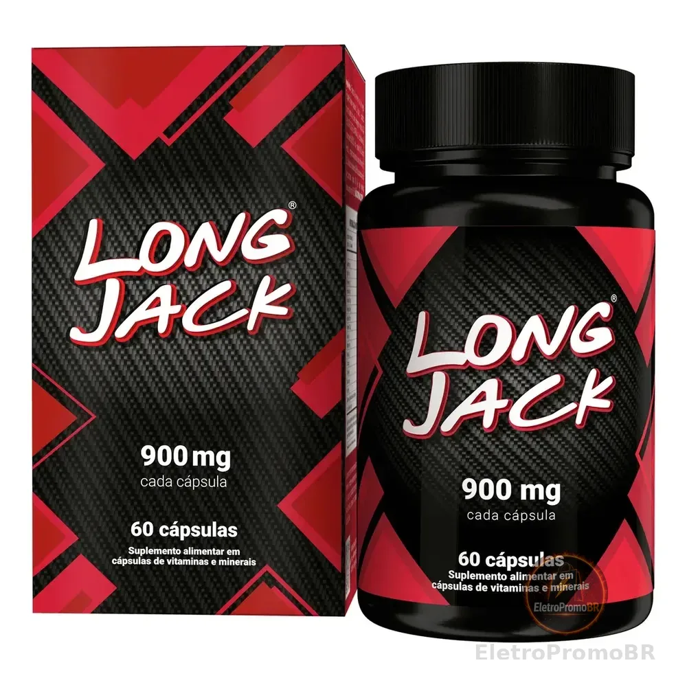 Long Jack 900mg Energia, Massa Magra, Disposição, Força Sabor Sem Sabor