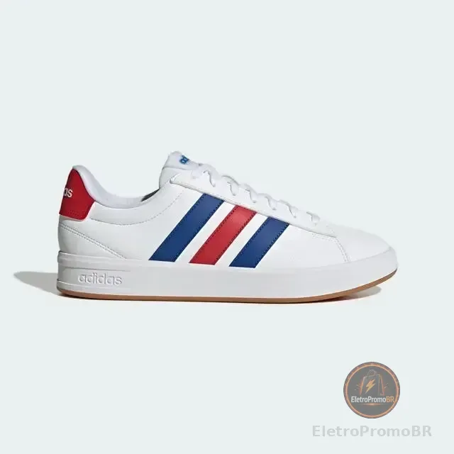 Tênis Masculino Grand Court 3.0 adidas Ftwwht/royblu/betsca Lisa 43 Br