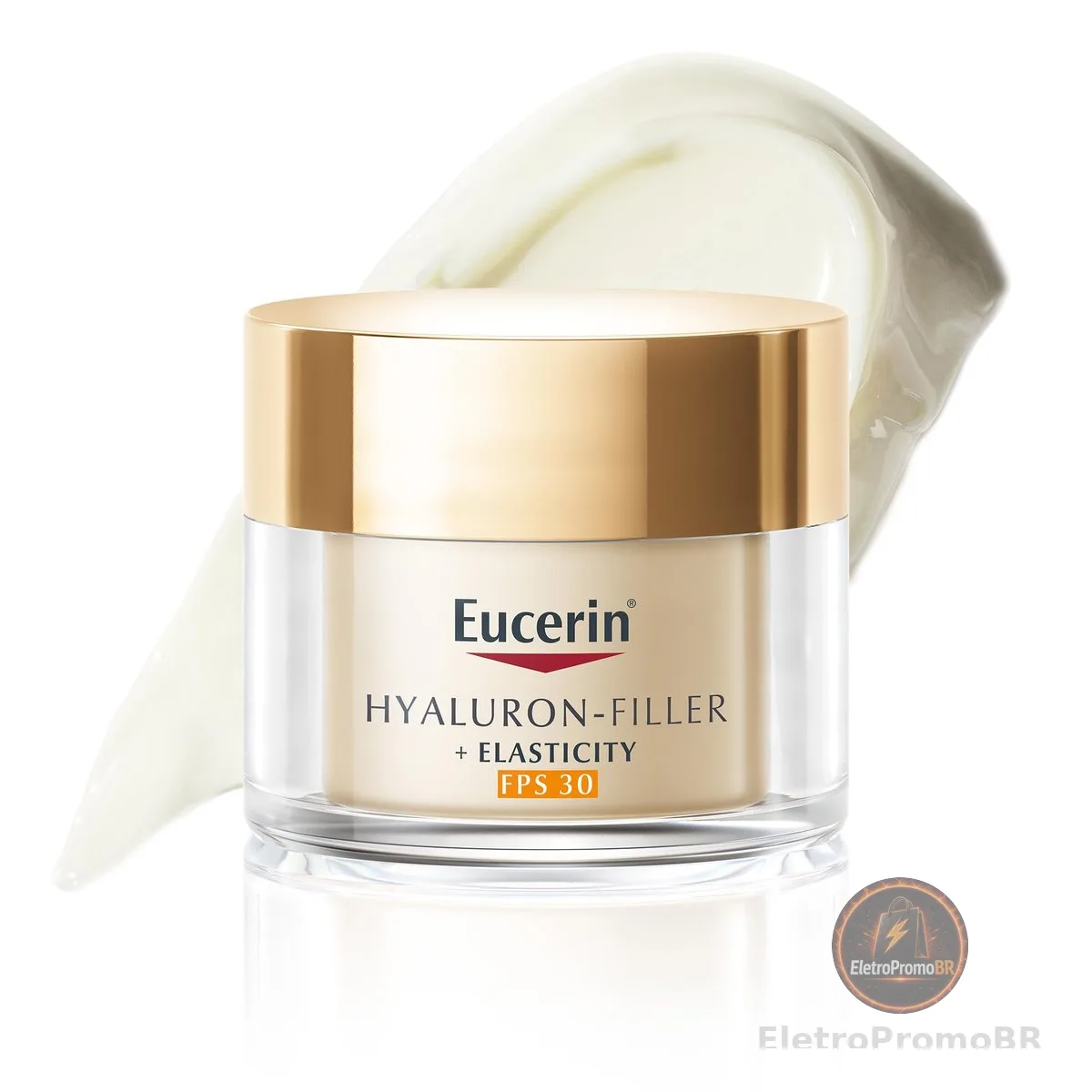 EUCERIN Creme Facial Anti-idade Firmador Dia FPS 30 50ml, Elasticity, Pele Madura, Hyaluron-Filler, Ácido Hialurônico, Antirrugas
