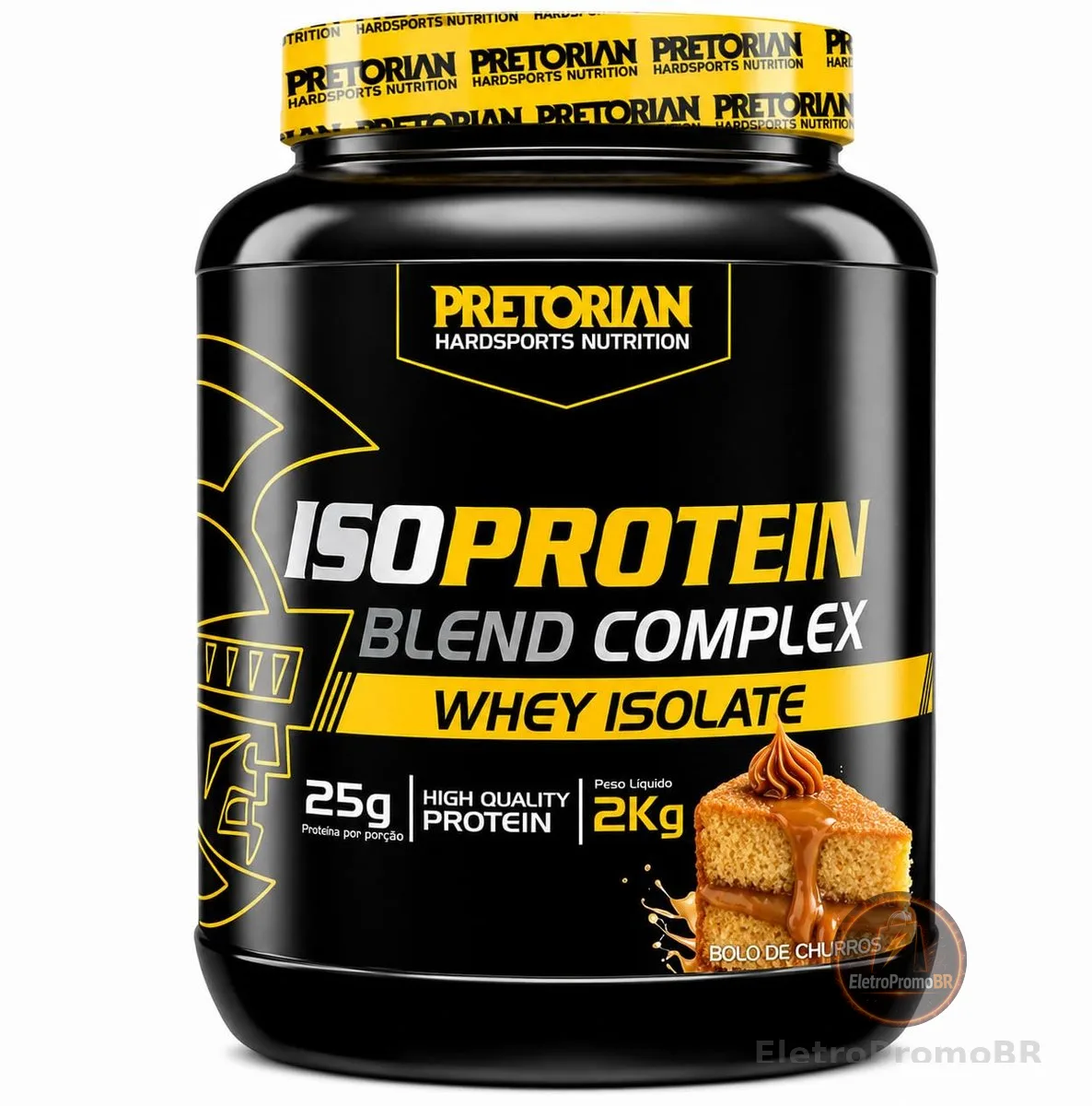 Whey Protein Isolado Iso Blend Complex Zero Açucar Isolate Pretorian 2Kg