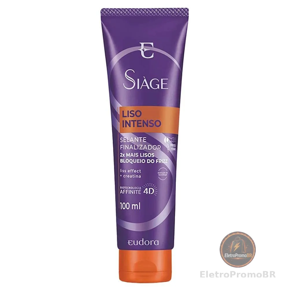 SIAGE LEAVE IN CAPILAR SELANTE FINALIZADOR LISO INTENSO 100ml RPCK, Eudora Siàge