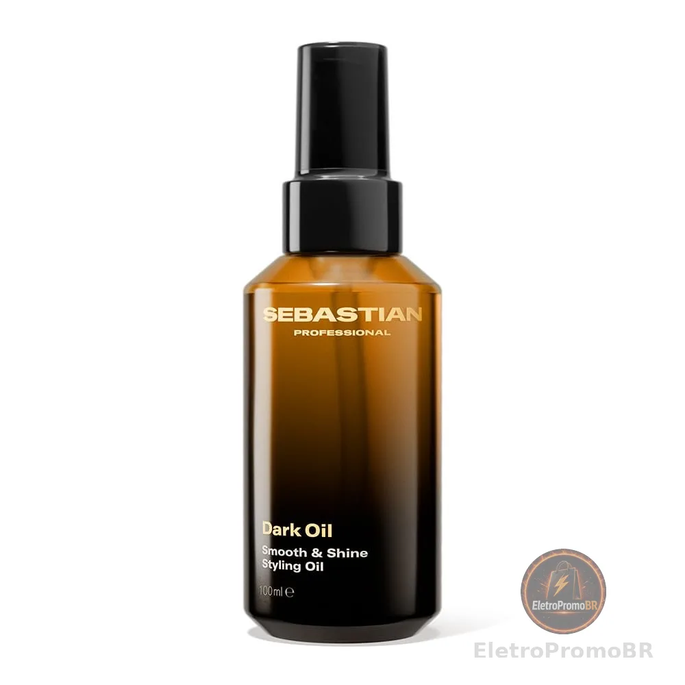 Sebastian Professional, Dark Oil, óleo capilar de brilho e maciez com absorção rápida para todos os tipos de cabelo, 100ml