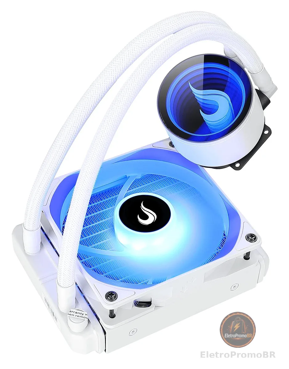 Water Cooler Rise Mode Frost 120mm - Rgb - Branco - Rm-wcz-01-rgb