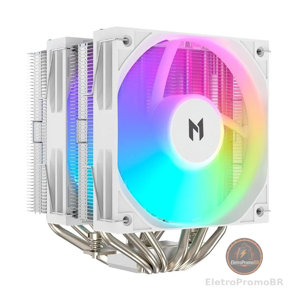Air Cooler Mach1 Typhoon Argb, Amd e Intel, 120mm, Branco - A60-h-argb